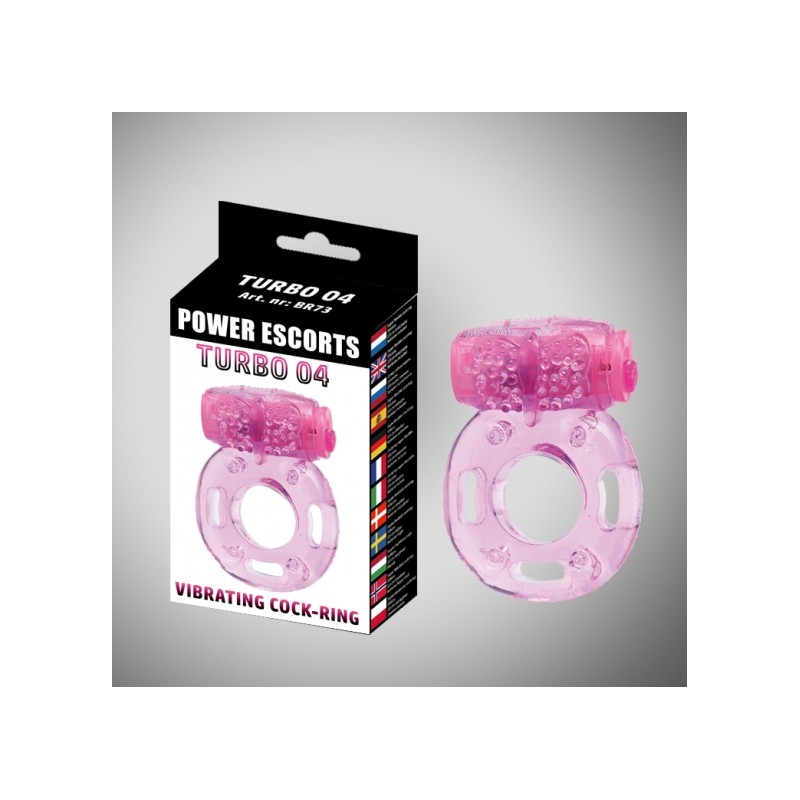 Turbo 04 pink vibrating cockring